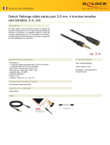 DeLOCK 85633 Fiche technique