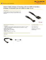 DeLOCK 41977 Fiche technique