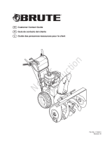 Simplicity SNOWTHROWER, DUAL-STAGE, BRUTE DOMESTIC, 24/3 Mode d'emploi