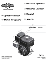 Simplicity ENGINE, MODEL 245400, VANGUARD Manuel utilisateur