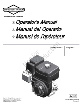 Simplicity ENGINE, MODEL 245400, VANGUARD Manuel utilisateur