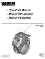 Simplicity ENGINE, MODELS 613400 61E400, VANGUARD, MARINE Manuel utilisateur