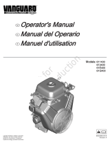 Simplicity ENGINE, MODELS 611400, 613400, 61E400, 61G400, VANGUARD, MARINE Manuel utilisateur