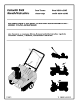 Simplicity SINGLE STAGE SNOWTHROWER ENGLISH/FRENCH Manuel utilisateur
