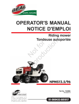 Simplicity OPERATOR'S MANUAL FOR BEAL TRACTOR MODEL EBL125380 (7800496) Manuel utilisateur