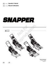 Simplicity WALKBEHIND MOWER, SNAPPER, FC MODELS S(P)19550EX Manuel utilisateur