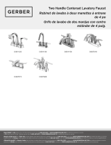 Gerber Amalfi Two Handle Centerset Lavatory Faucet Manuel utilisateur