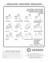 Gerber G0743411 Guide d'installation
