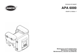 Hach APA 6000 Manuel utilisateur