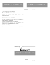 VOLTCRAFT LCR 4080 Operating Instructions Manual