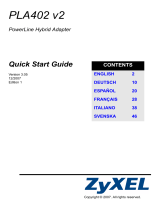 ZyXEL PLA-402 V2 Le manuel du propriétaire