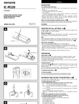 Aiwa IC-M120 Operating Instructions Manual