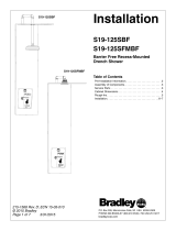 Bradley Corporation S19-125SFMBF Guide d'installation