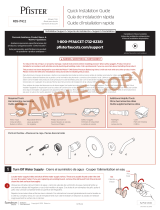 Pfister R89-7NC2K Guide d'installation