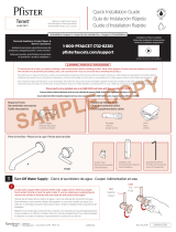 Pfister LG49-TNT2BG Guide d'installation