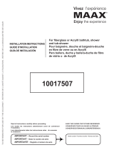 MAAX 101167-000-002 Gilmour Guide d'installation