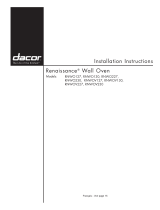 Dacor AMDC3612M Guide d'installation