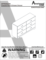 Ameriwood Home Crescent Point 6 Drawer Dresser Assembly Manual