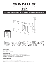 Sanus F107 Guide d'installation