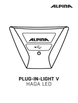 Alpina PLUG-IN-LIGHT V HAGA LED Manuel utilisateur