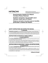 Hitachi Dust extractor system Manuel utilisateur