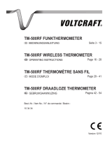 VOLTCRAFT TM-500RF Manuel utilisateur