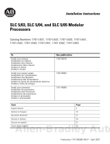 Allen-Bradley SLC 5/03 Installation Instructions Manual