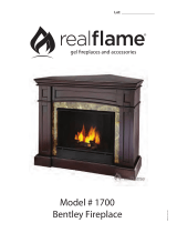 Real Flame 1700 Manuel utilisateur