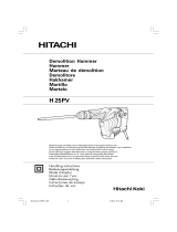 Hitachi H 25PV Le manuel du propriétaire