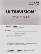 Hitachi Ultravision C55M6 Le manuel du propriétaire