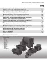 WEG Electric motors for explosive atmospheres Mode d'emploi