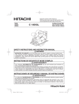 Hitachi C 18DGL Manuel utilisateur