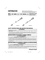Hitachi CG 36DL Manuel utilisateur