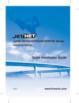 Korenix JetNet 3010G Series Quick Installation Manual