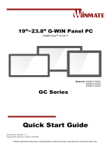 Winmate W22IK7T-GCA3 Guide de démarrage rapide