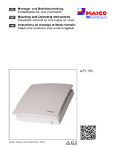 Maico AZV 100 Mounting And Operating Instructions