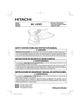 Hitachi SV 13YST Safety Instructions And Instruction Manual