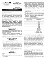 Little GIANT LED-K Instructions Manual