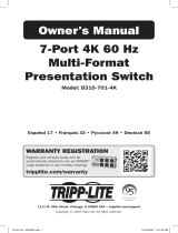 Tripp Lite 7-Port 4K 60 Hz Multi-Format Presentation Switch Le manuel du propriétaire
