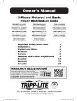 Tripp Lite TRIPP-LITE PDU3MV6L2120 3-Phase Metered and Basic Power Distribution Units Le manuel du propriétaire
