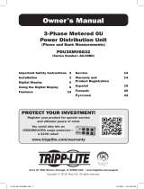 Tripp Lite 3-Phase Metered 0U Power Distribution Unit Le manuel du propriétaire