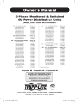 Tripp Lite 3-Phase Monitores and Switched 0U Power Distribution Units Le manuel du propriétaire