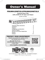 Tripp Lite TRIPP-LITE PDUMH15NET2LX Switched Rack PDU Le manuel du propriétaire