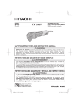 Hitachi Koki CV 350V Manuel utilisateur