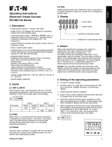 Eaton E5148C142 Series Operating Instructions Manual
