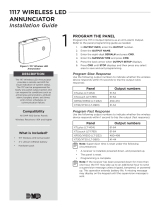 DMP 1117 Wireless LED Annunciator Guide d'installation