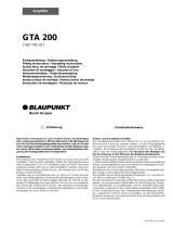 Bosch BLAUPUNKT GTA 200 Le manuel du propriétaire