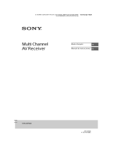 Sony STR-DH590 Le manuel du propriétaire