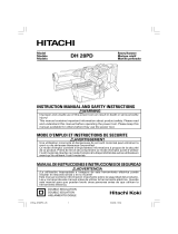 Hitachi DH28PD Manuel utilisateur