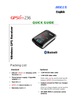 Holux GPSLIM 236 Le manuel du propriétaire